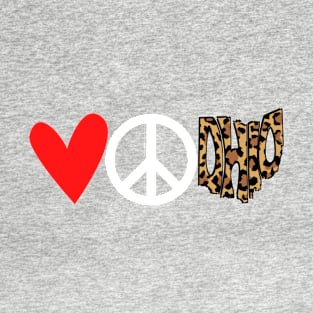 Love Peace Ohio T-Shirt